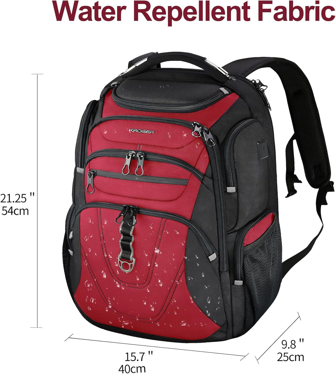 KROSER Mochila para Laptop de Viaje Amigable Mochila Repelente al A...