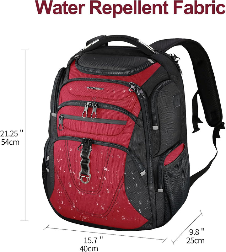 KROSER Mochila para Laptop de Viaje Amigable Mochila Repelente al A...