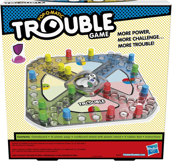 Trouble - Juego de mesa incluye escudo y dado de regalo