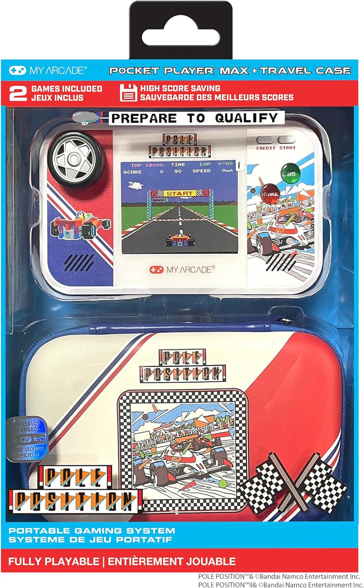 My Arcade Pole Position Pocket Player Max: Juegos para niños, Contr...