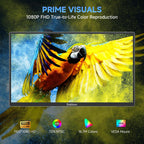 Monitor portátil inalámbrico, 15.6" 1080P IPS TV del coche para el