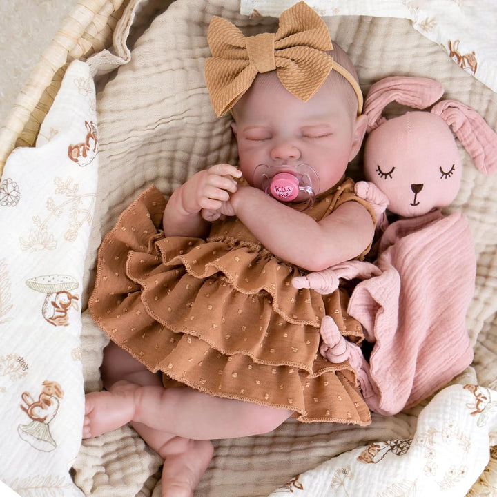 Aori - Muñecas bebés Reborn realistas - Muñeca recién nacida durmie...