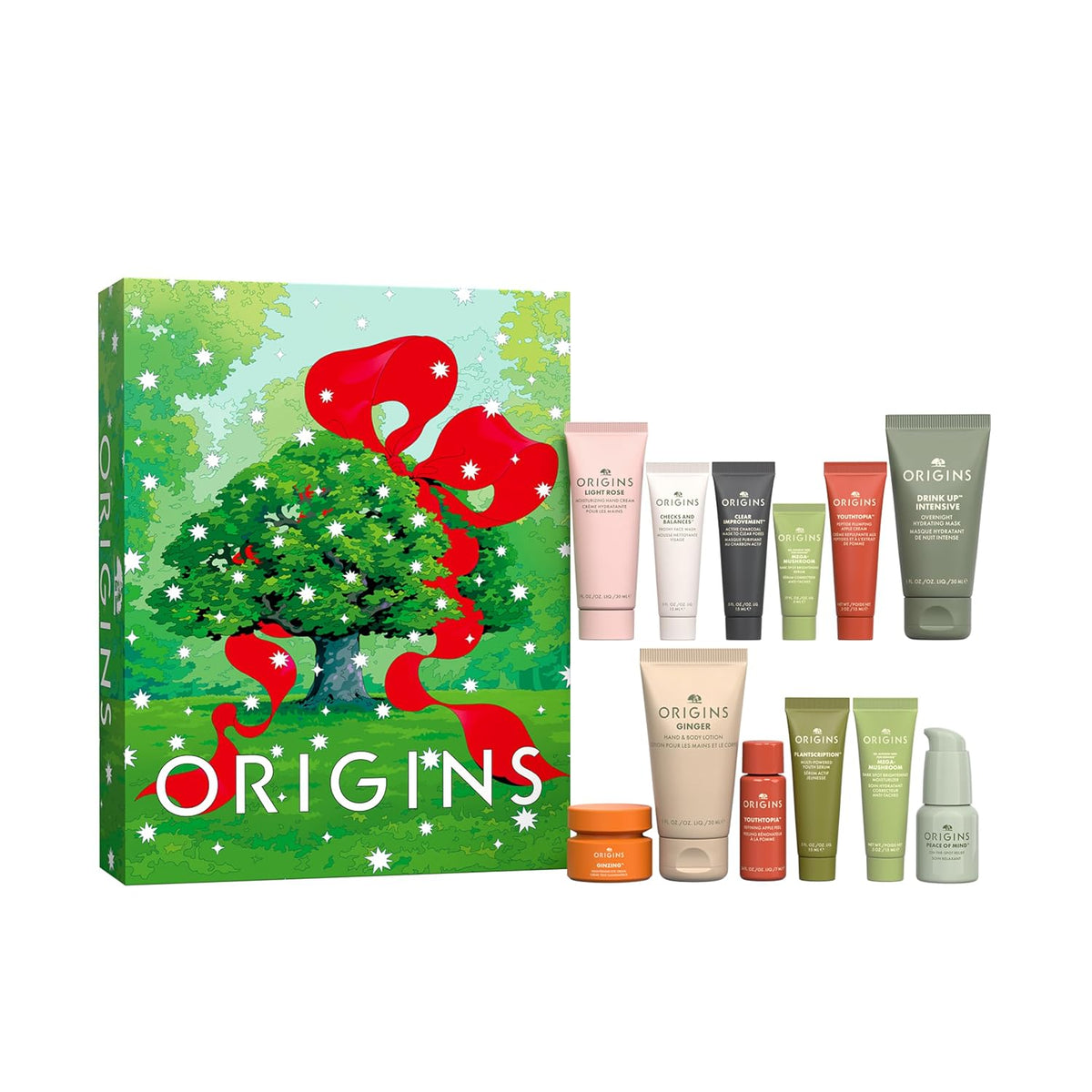 Origins Juego de regalo de calendario de Adviento de 12 días de Origins