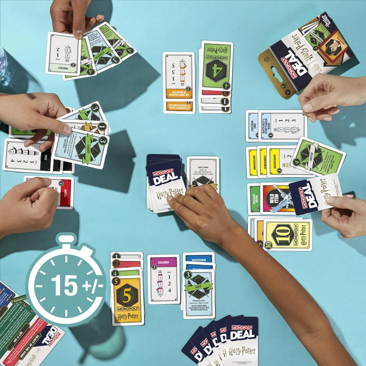 Monopoly Deal Juego de cartas de Harry Potter Juegos