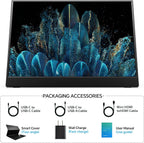 MNN Monitor portátil 4K de 15.6 pulgadas 3840 x 2160 UHD USB-C HDMI...