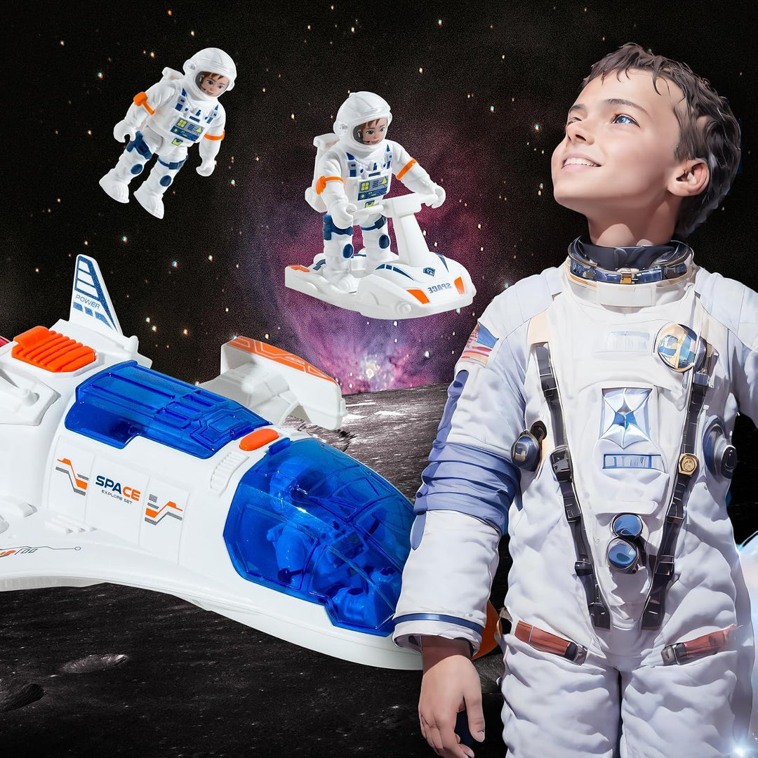Wbzle Juguete de Transbordador Espacial con Figura de Astronauta -...