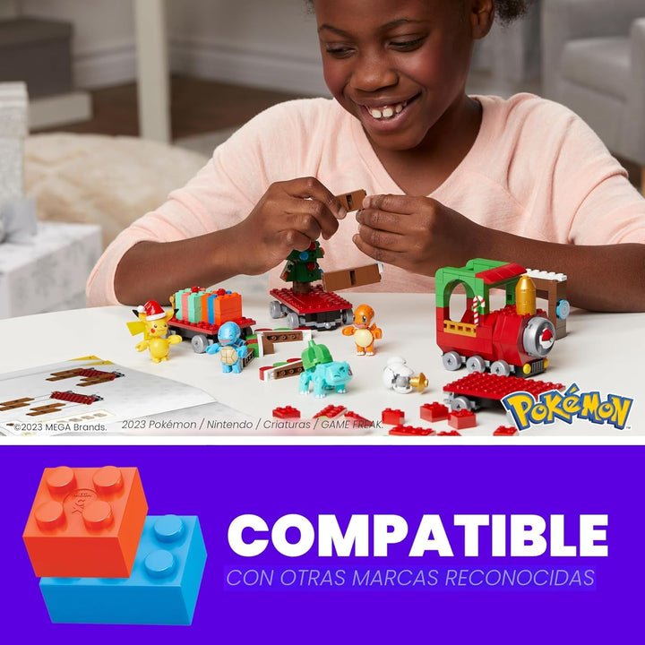 MEGA - Juego de juguetes de construcción Pokémon con 373