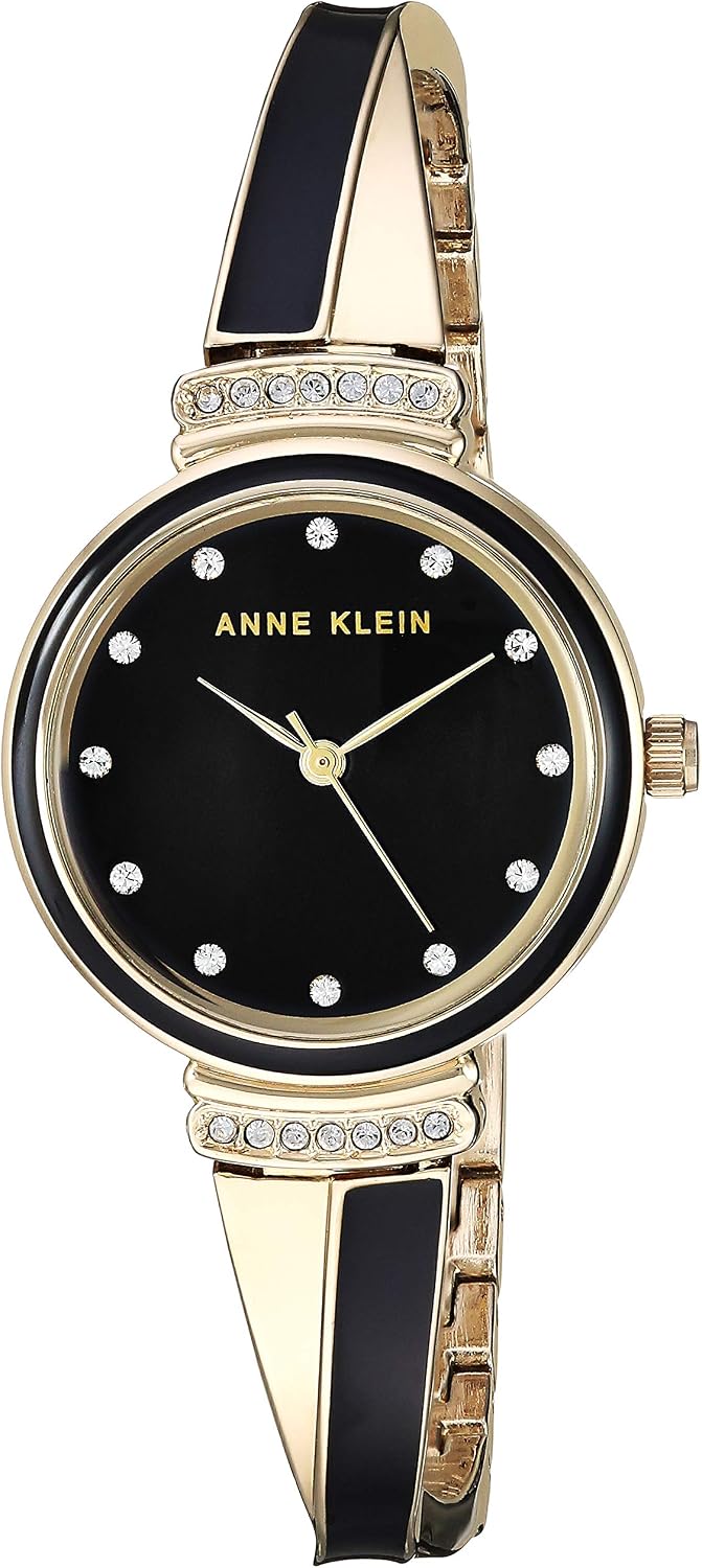 Anne Klein - Juego de reloj y pulsera de mujer con detalles de cristal de primera calidad