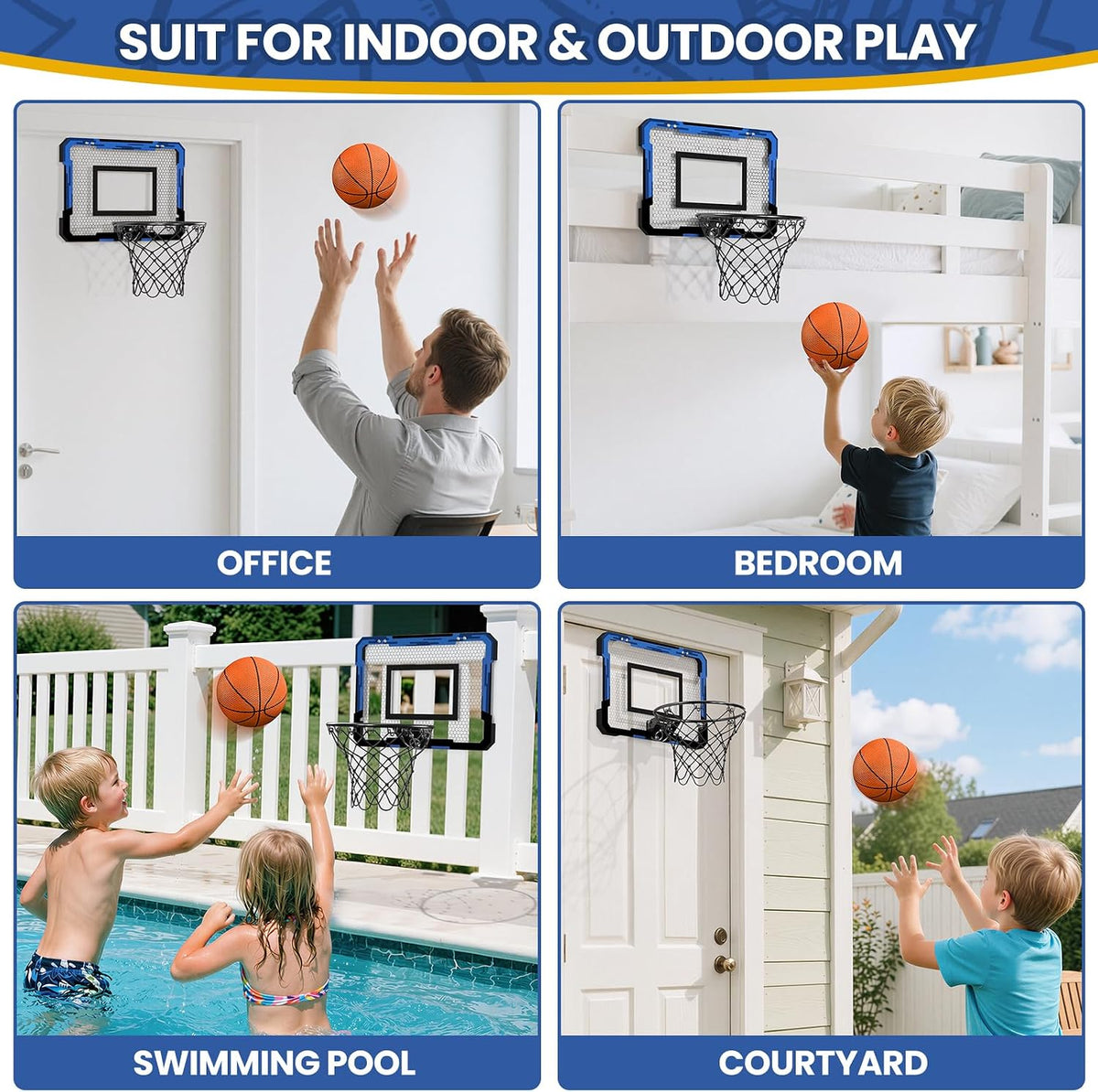 QDRAGON Mini aro de baloncesto