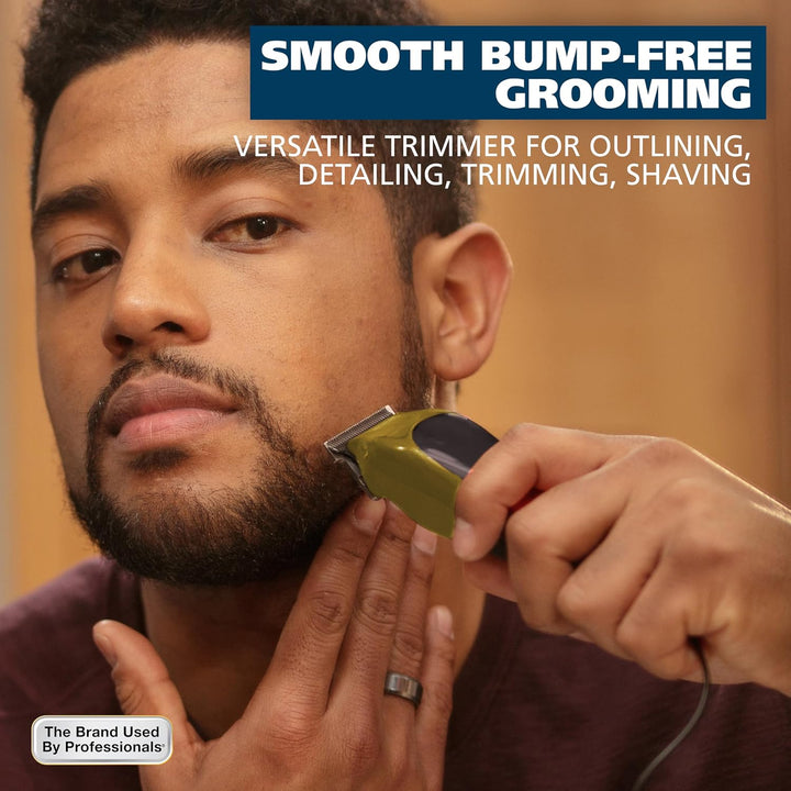 Wahl T-Pro - Recortadora de barba compacta con cable para hombre, c...