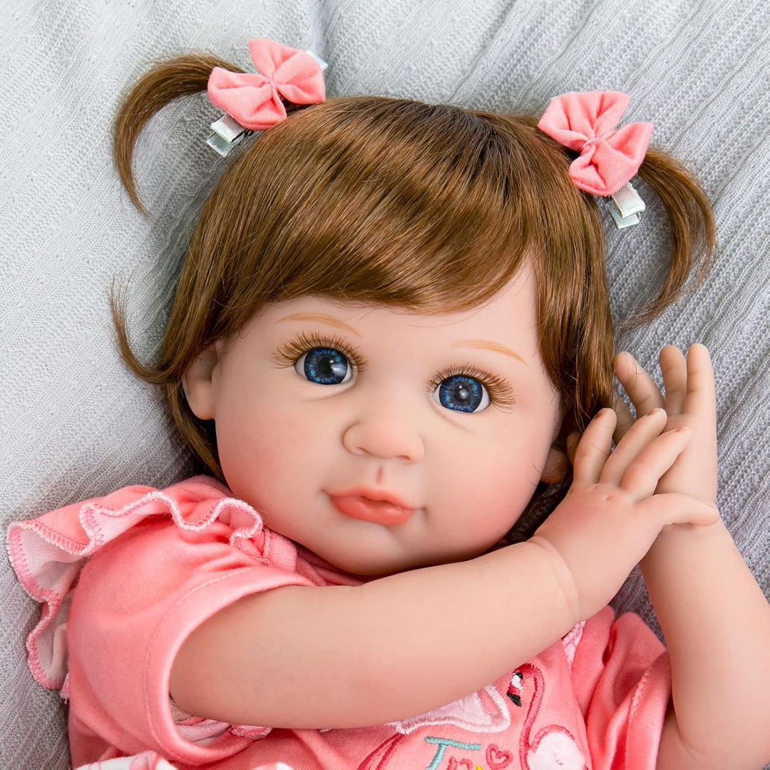 Aori Muñeca de bebé renacida realista para niñas - Muñecas de bebé...