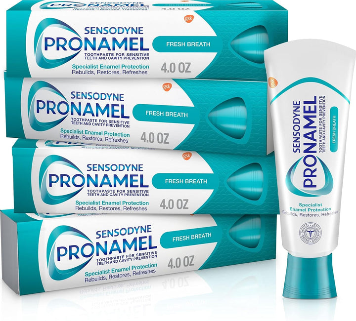 Sensodyne Pronamel Fresh Breath Pasta de dientes de esmalte para di...