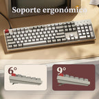Keychron Teclado mecánico con cable de tamaño completo C2, interruptor