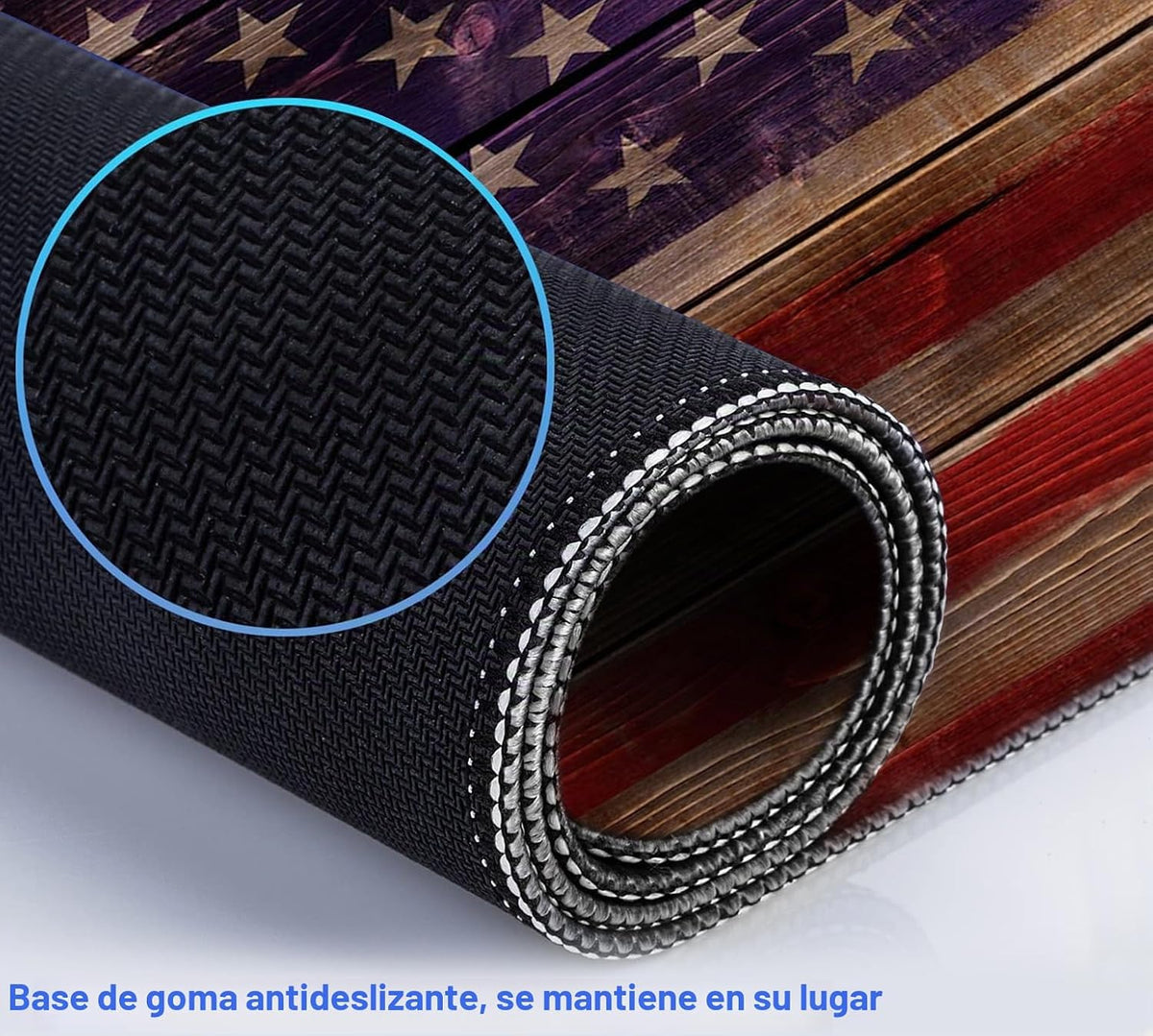 Mouse Pad de Bandera Americana para Gaming, Adecuado para Oficina y Estudio