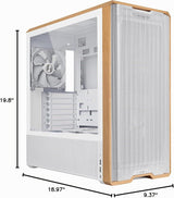 Lian Li LANCOOL 217 ATX Mid-Tower PC Case, 5 ventiladores PWM, made...