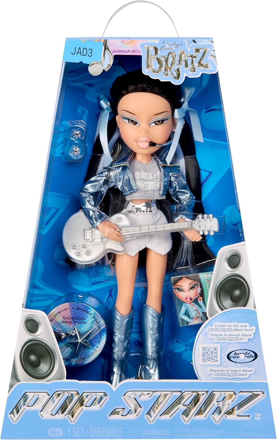 Bratz Pop Starz Jade Fashion Doll con accesorios y encanto