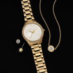 Michael Kors Lauryn Reloj para Mujeres, Reloj de Pulsera de Acero Inoxidable para Mujeres