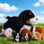 Peluche de perro de montaña de Berna, 5 en 1, regalo para niños