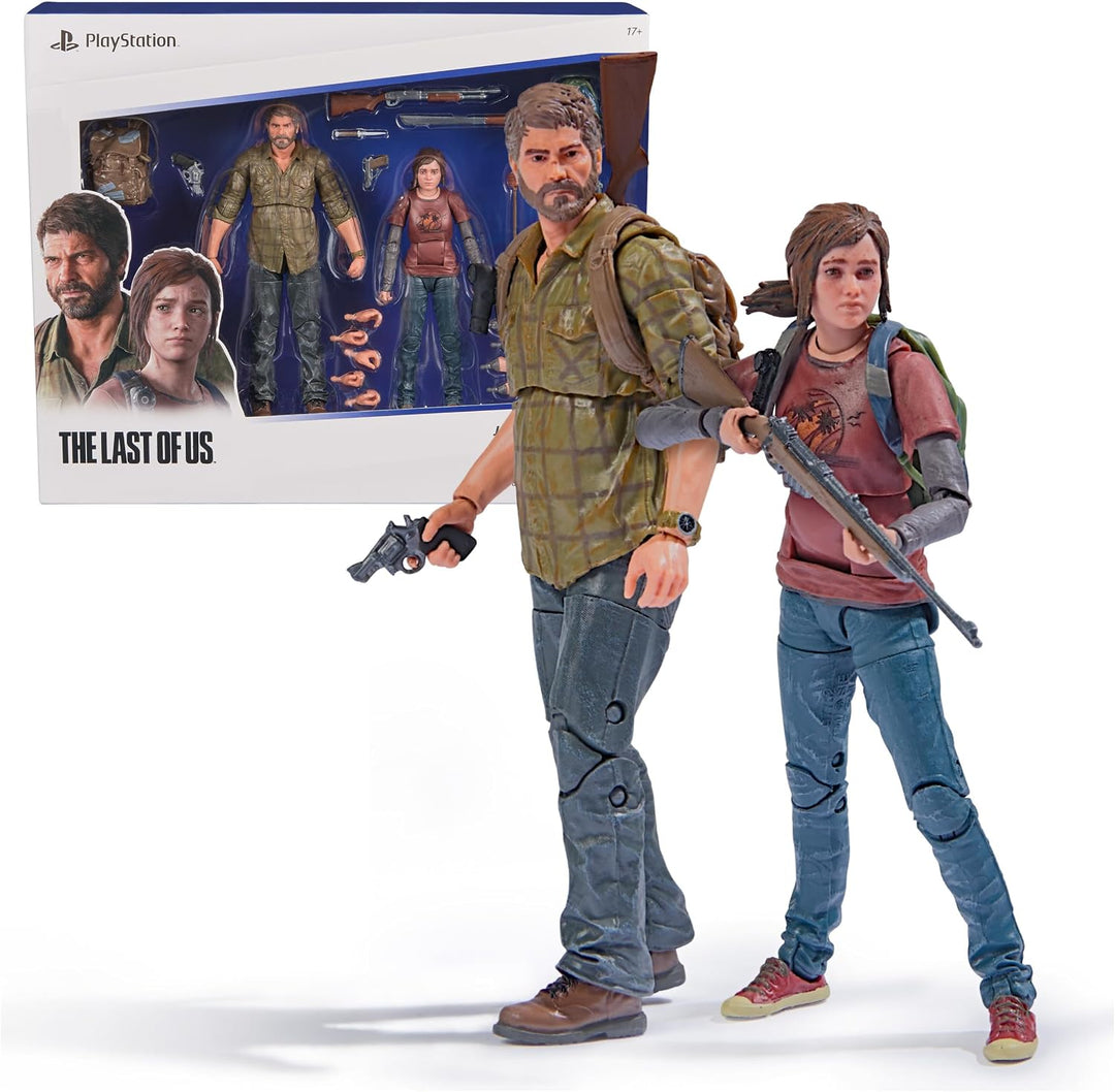 PlayStation The Last of US, paquete de 2 figuras de acción de Joel...