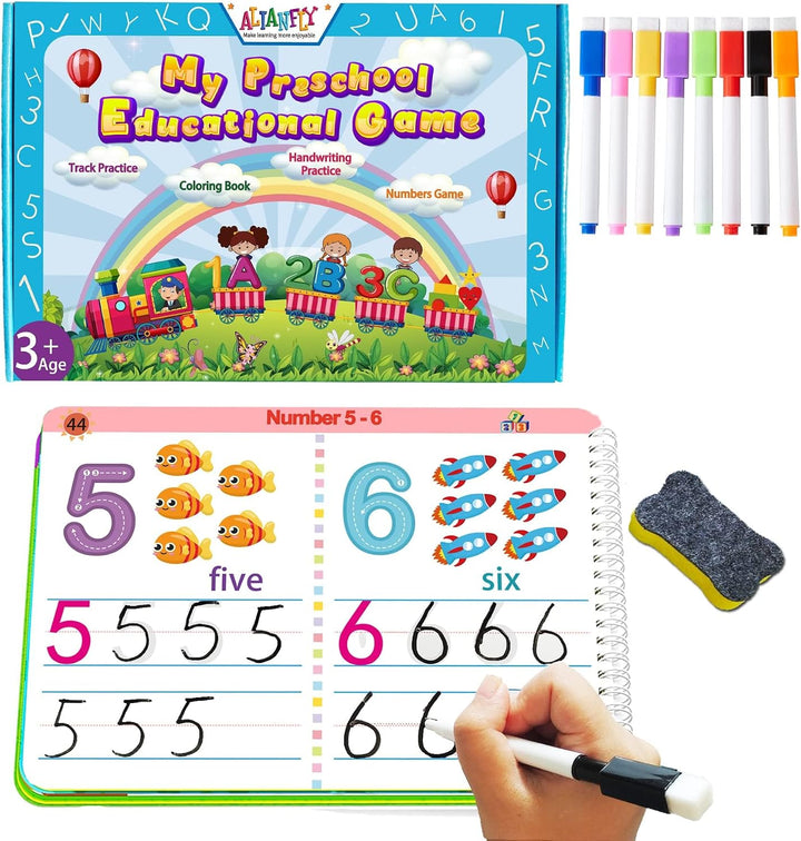 ALIANFLY Libro de actividades de aprendizaje preescolar - Libro de...