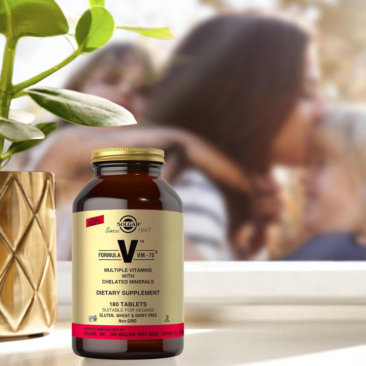Solgar Fórmula VM-75, 180 tabletas \u2013 Multivitamínico con miner...