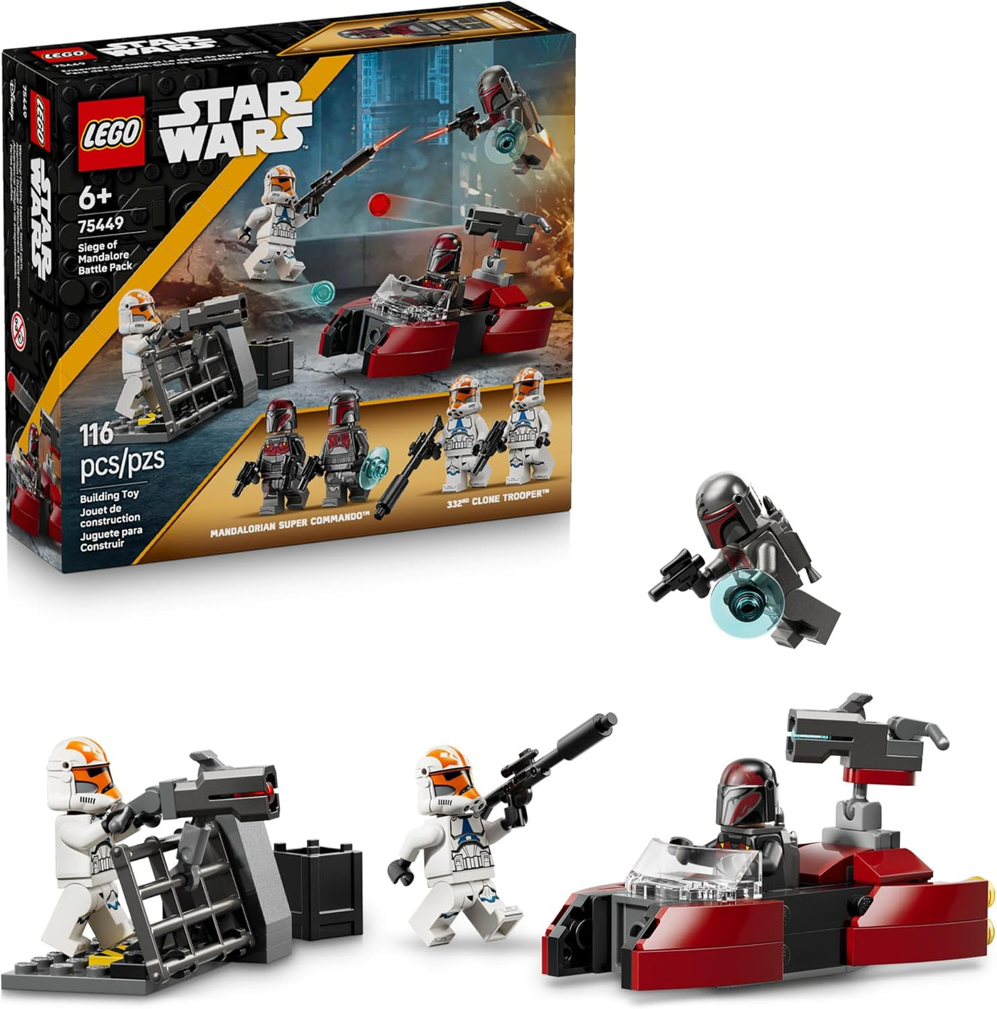 LEGO Star Wars Siege of Mandalore Battle Pack - Juguete de