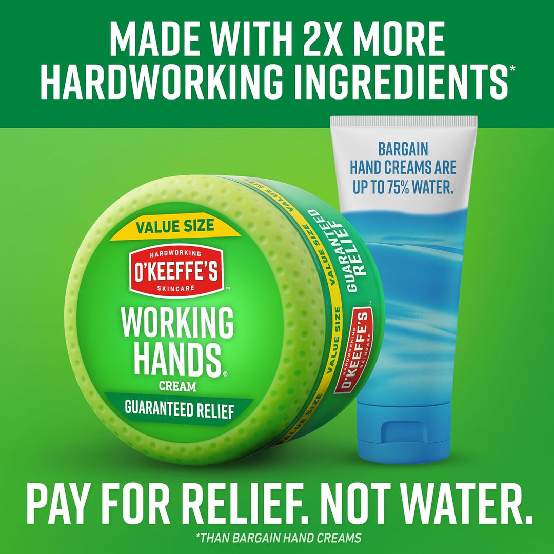 O'Keeffe's Working Hands - Crema de manos para sequedad ext...