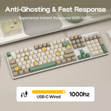 MechLands Aula S500 Teclado para juegos con cable, teclado mecánico...