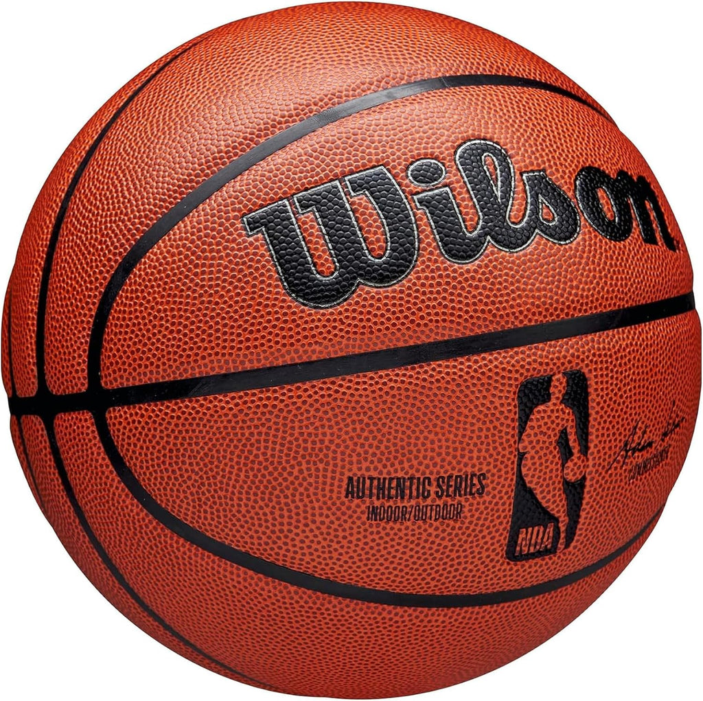 WILSON Balones de baloncesto para interiores y exteriores auténticos de la NBA - Tamaño 3, tamaño 6 y tamaño 7