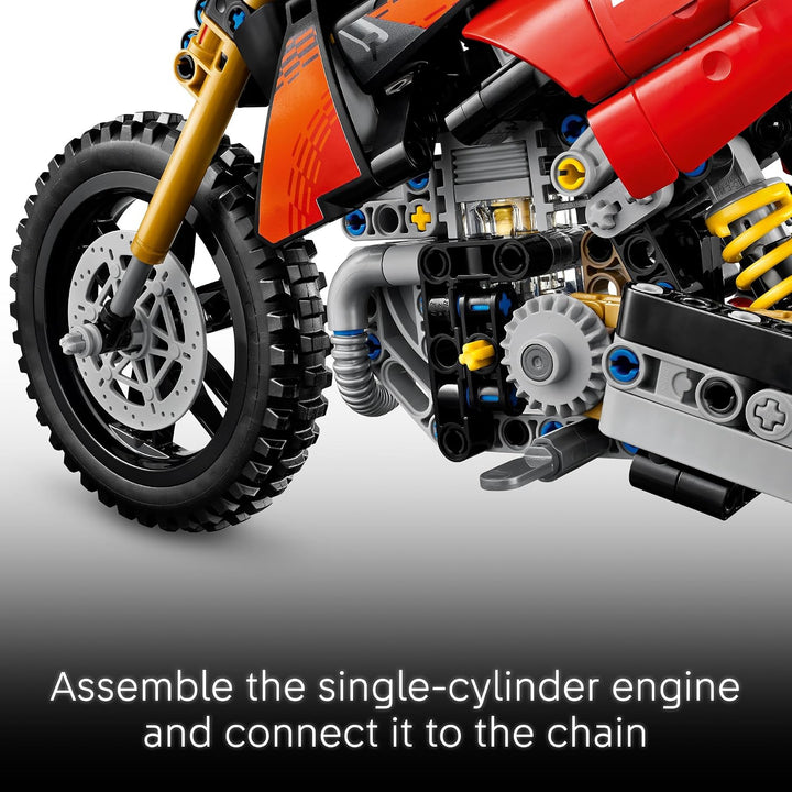 LEGO Technic Moto de fábrica Ducati Desmo450 MX 42238 | Juguetes de...