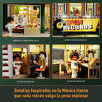 Lumibricks Record Store - Juego de construcción modular de iluminación para