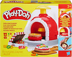 Play-Doh Kitchen Creations - Juego de horno de pizza con 6 latas y 8 accesorios, suministros para el aula de regreso a clases, juguetes de comida y cocina, juguetes preescolares, a partir de 3 años