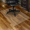 Lámpara Kuyal Tapete transparente para silla para suelo de madera dura de 30 x 48 pulgadas, tapete de protección de madera/azulejos para oficina y hogar (rectangular de 30 x 48 pulgadas)