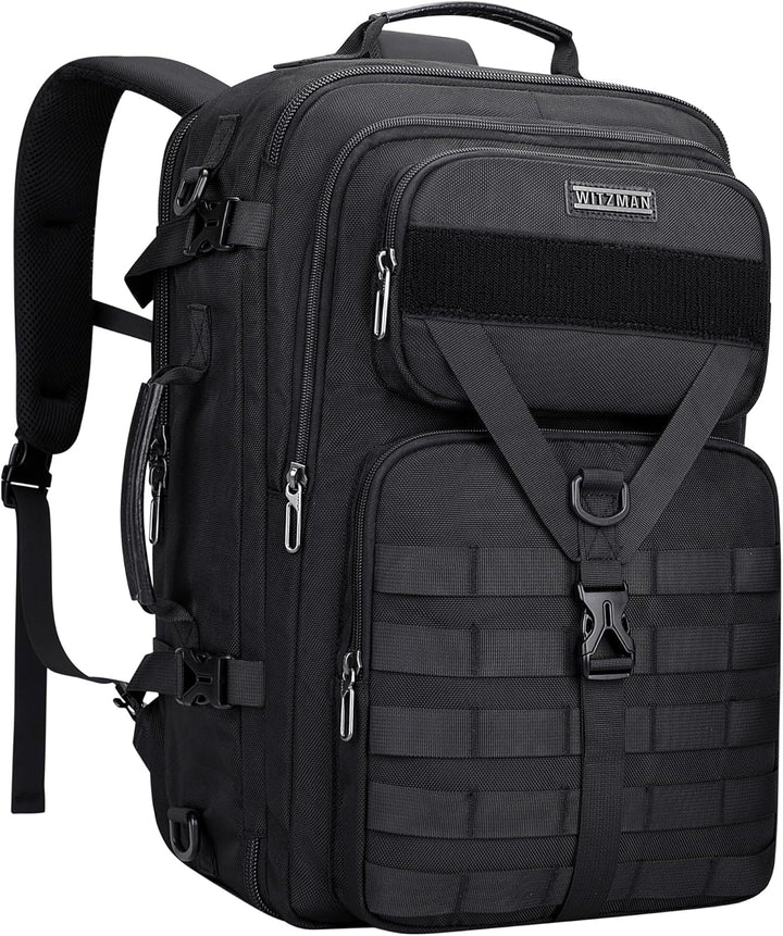 WITZMAN Mochila de viaje de mano para hombre, grande, convertible d...