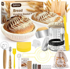 Kit de inicio de masa madre con cesta Tarro de inicio de masa madre