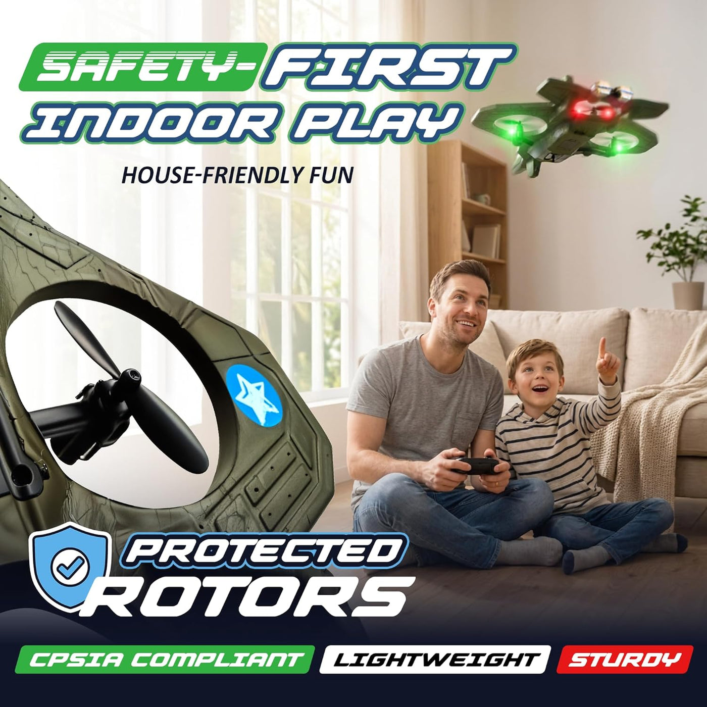 Avión de acrobacias RC Nutty Toys para niños y adultos - Vida de ba...