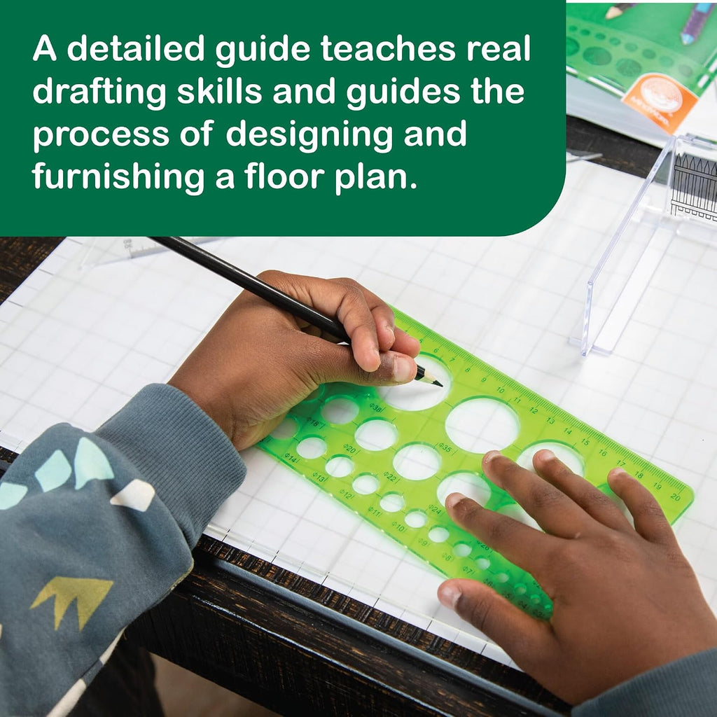 MindWare Art-chitect Paisajista para niños - Kit de diseño de paisaje 3D para niños a partir de 8 años - Aprende los conceptos básicos de la arquitectura mientras diseñas de principio a fin