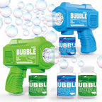 Paquete de 8 pistolas de burbujas automáticas, soplador de burbujas para exteriores, juguetes para niños pequeños de 3 a 8 años, regalos de boda y fiestas