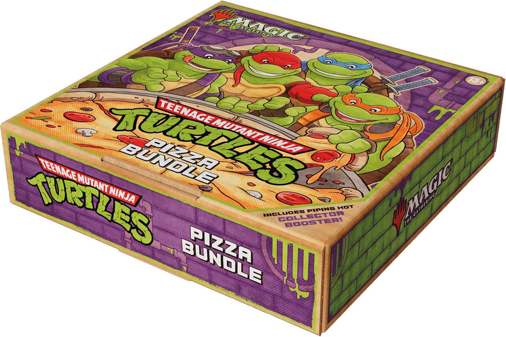 Magic: The Gathering | Tortugas Ninja Mutantes Adolescentes - Paquete de Pizza | Juego de Cartas Coleccionables y de Juego