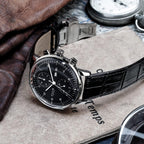 FEICE Relojes para Hombres Bauhaus Reloj Automático de Acero Inoxidable Reloj Mecánico Pulsera Casual Vestimenta para Hombres con Correas de Cuero Fecha -FM121