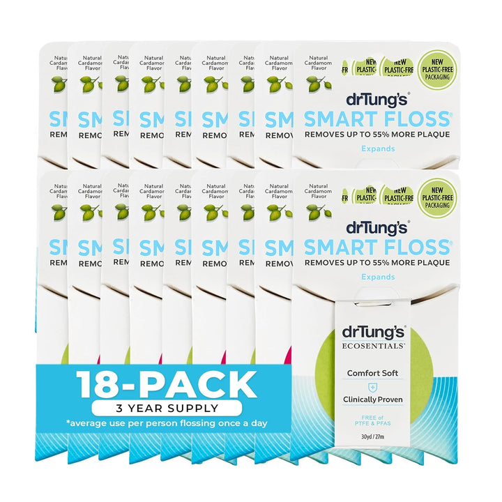 DrTung's Smart Floss - Hilo dental natural, sin PTFE y PFAS, su...