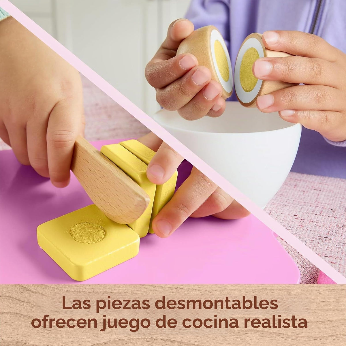 Fisher-Price Juego de hornear galletas Barbie de madera