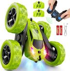 QUNREDA - Auto de control remoto para niños de 6 años en adelante, Verde