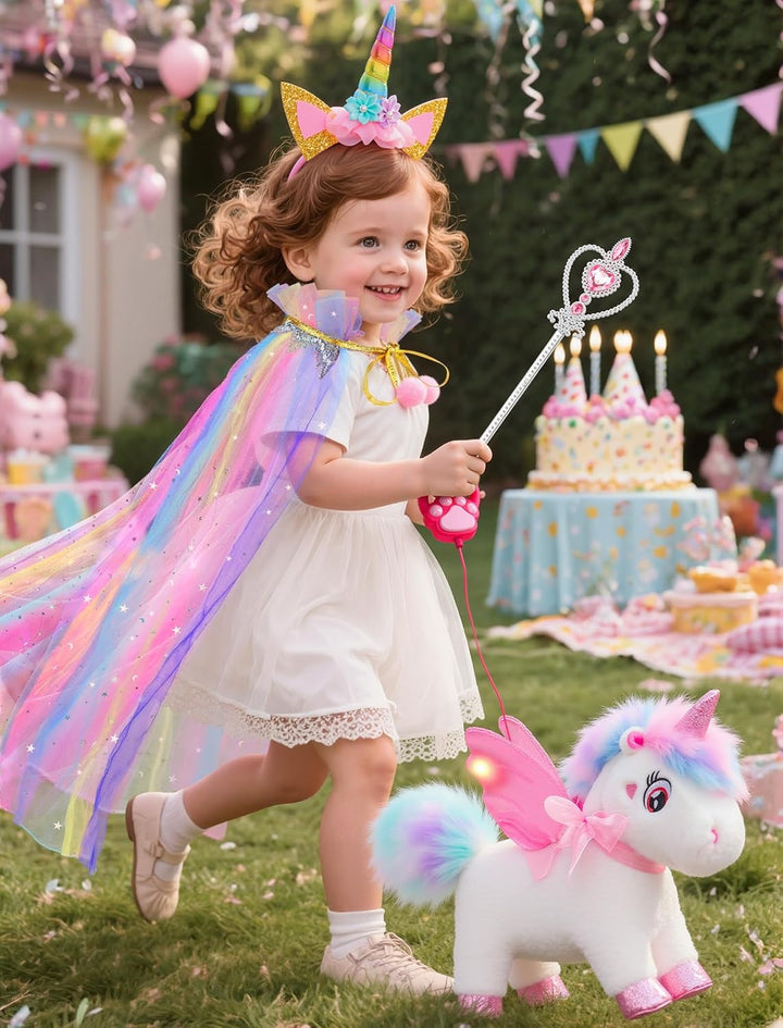 SOLIEHOO Juguetes de unicornio para niñas de 4 a 6 años, regalos de...