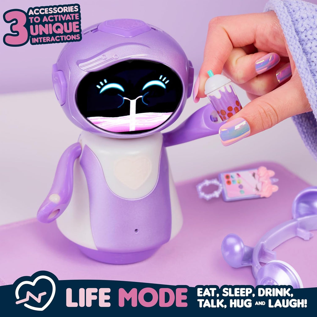 emotoBOT LEX-C - Robot interactivo para niños, robot sensible al tacto y al