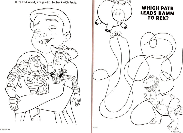 Pixar Disney Toy Story - Libro gigante para colorear y