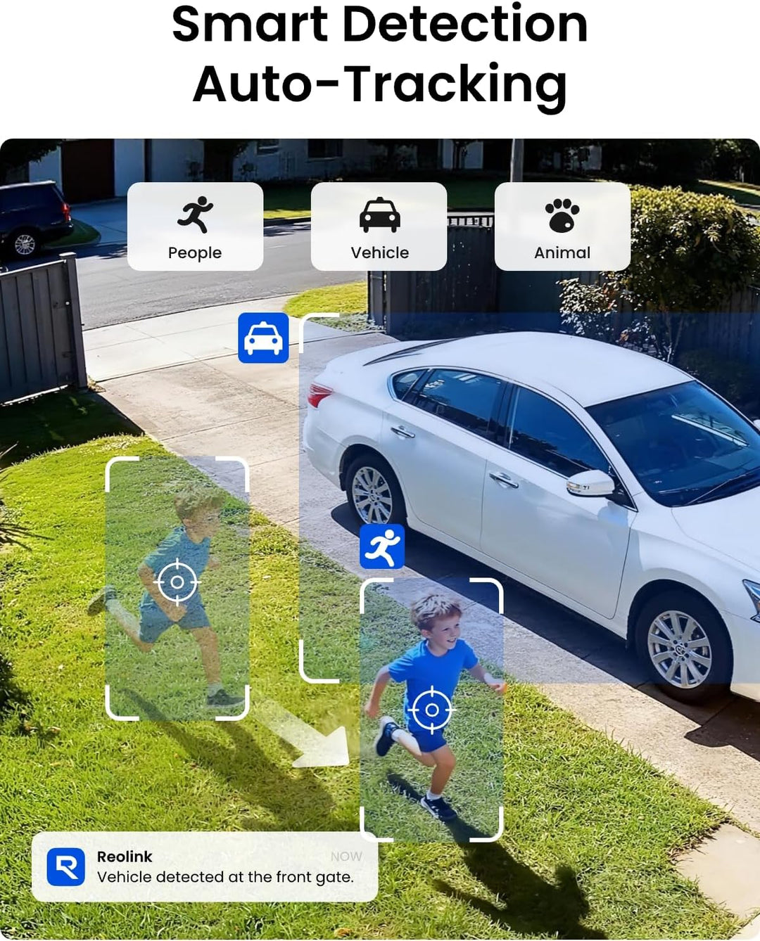 REOLINK Cámaras de seguridad solar de 5 MP inalámbricas para exteri...