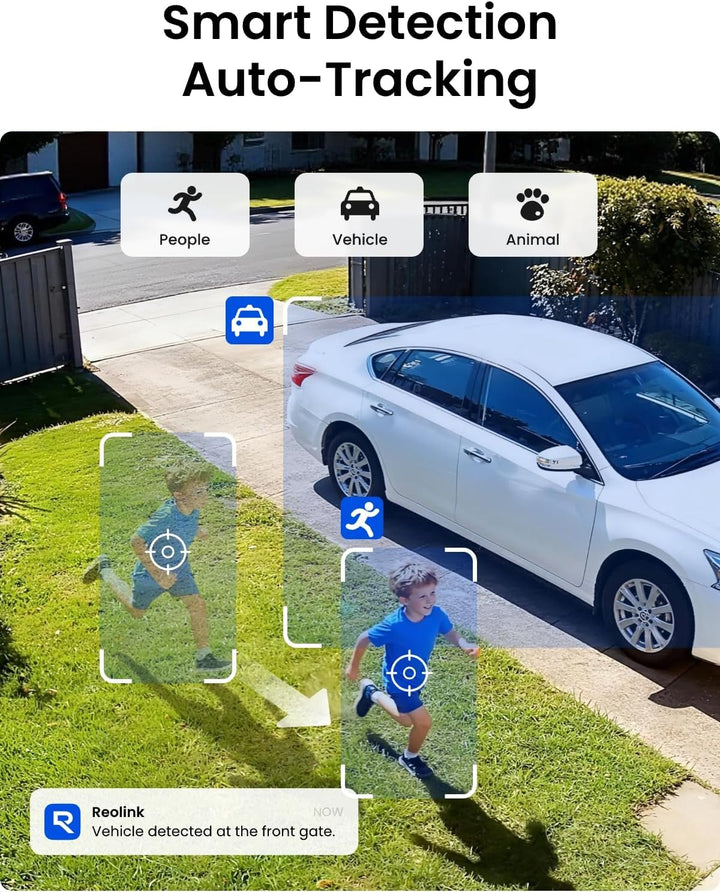 REOLINK Cámaras de seguridad solar de 5 MP inalámbricas para exteri...