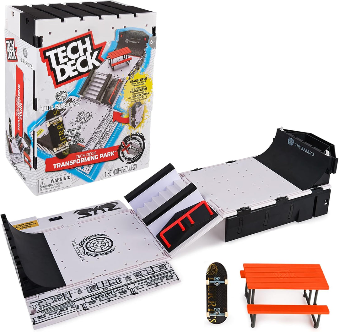 TECH DECK, The Berrics Transforming Park, X-Connect Park Creator, s...