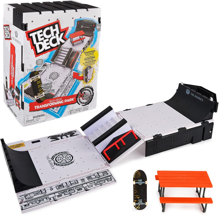 TECH DECK, The Berrics Transforming Park, X-Connect Park Creator, s...